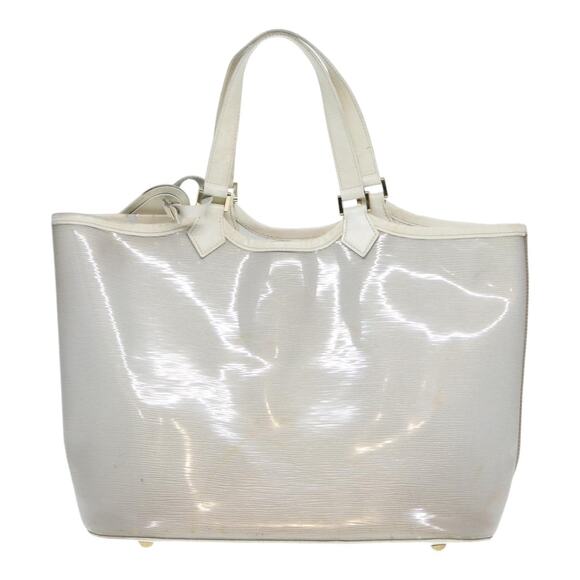 LOUIS VUITTON Epi Plage Lagoon Bay Tote Bag White Clear M92151 - Picture 2 of 12